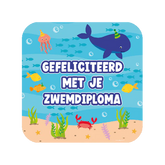 Zwemdiploma Deurbord